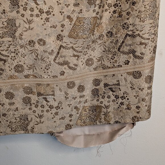 Vintage Gold Silk Duster - Picture 3 of 5